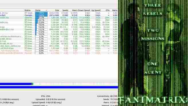 La película 'Fanimatrix', creada por fans de Matrix, se convierte en el torrent más viejo del mundo al cumplir 18 años activo