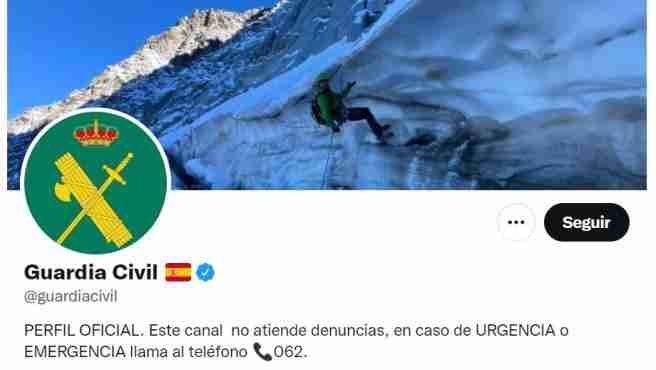 La foto que ha compartido la Guardia Civil que ha provocado miles de mofas en Twitter